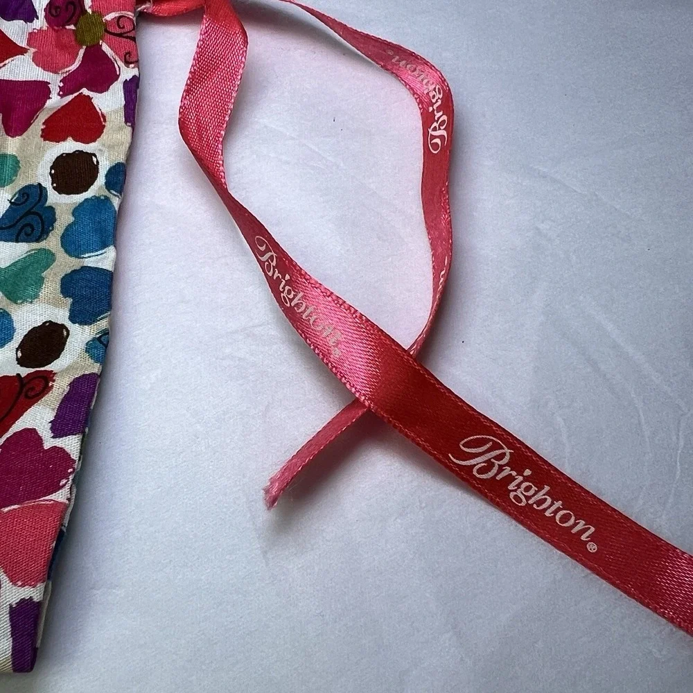 Brighton‎ Gift Bag small cloth Pouch with HEARTS Jewelry Valentines Day Cute